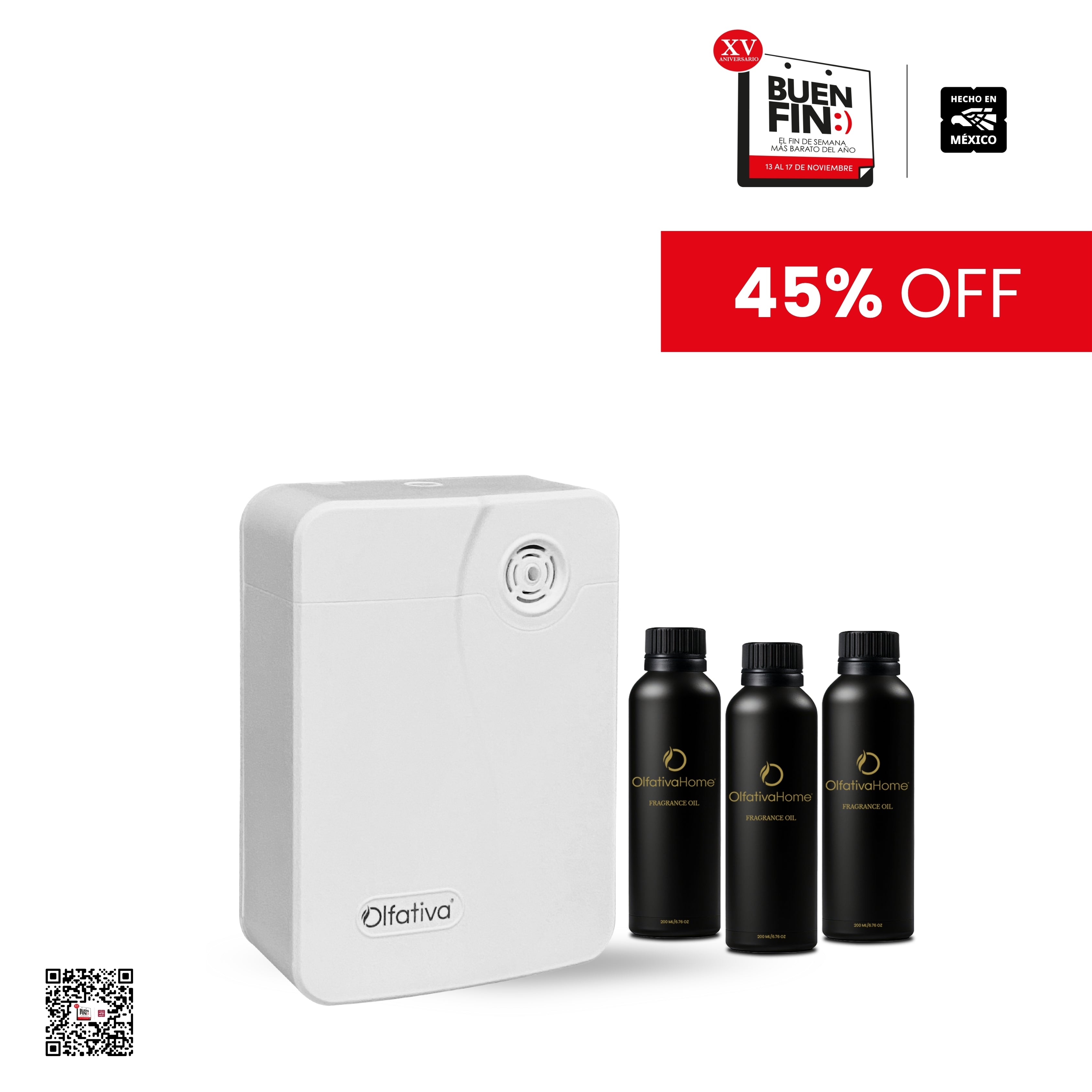 SET Diffuser Fitz FREE when purchasing Refill Plan (3 scents of 200 ml).