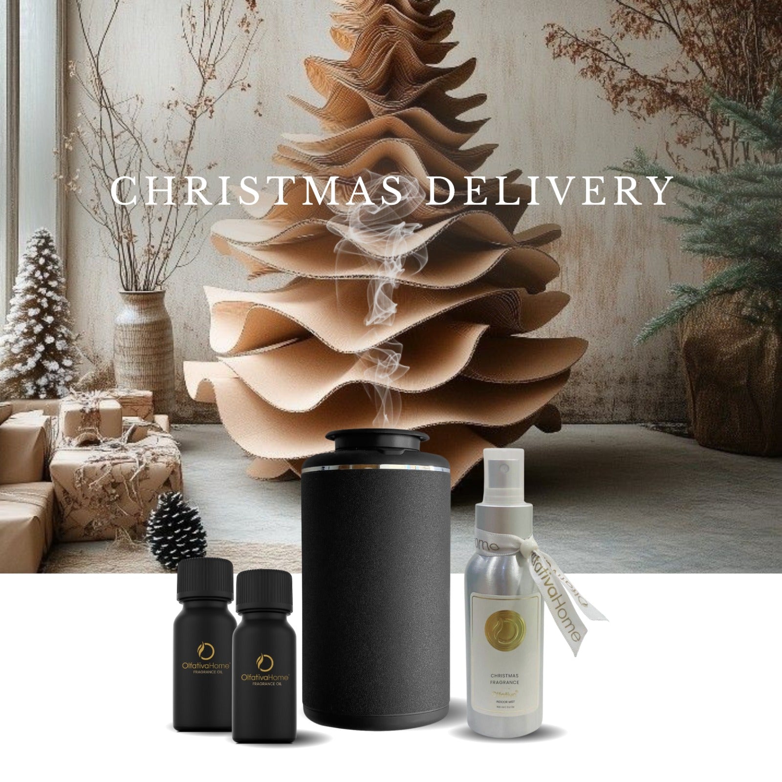 XMA'S DELIVERY SET (Enzo Diffuser + 2 Aromas 10ml + Indoor Mist Christmas)