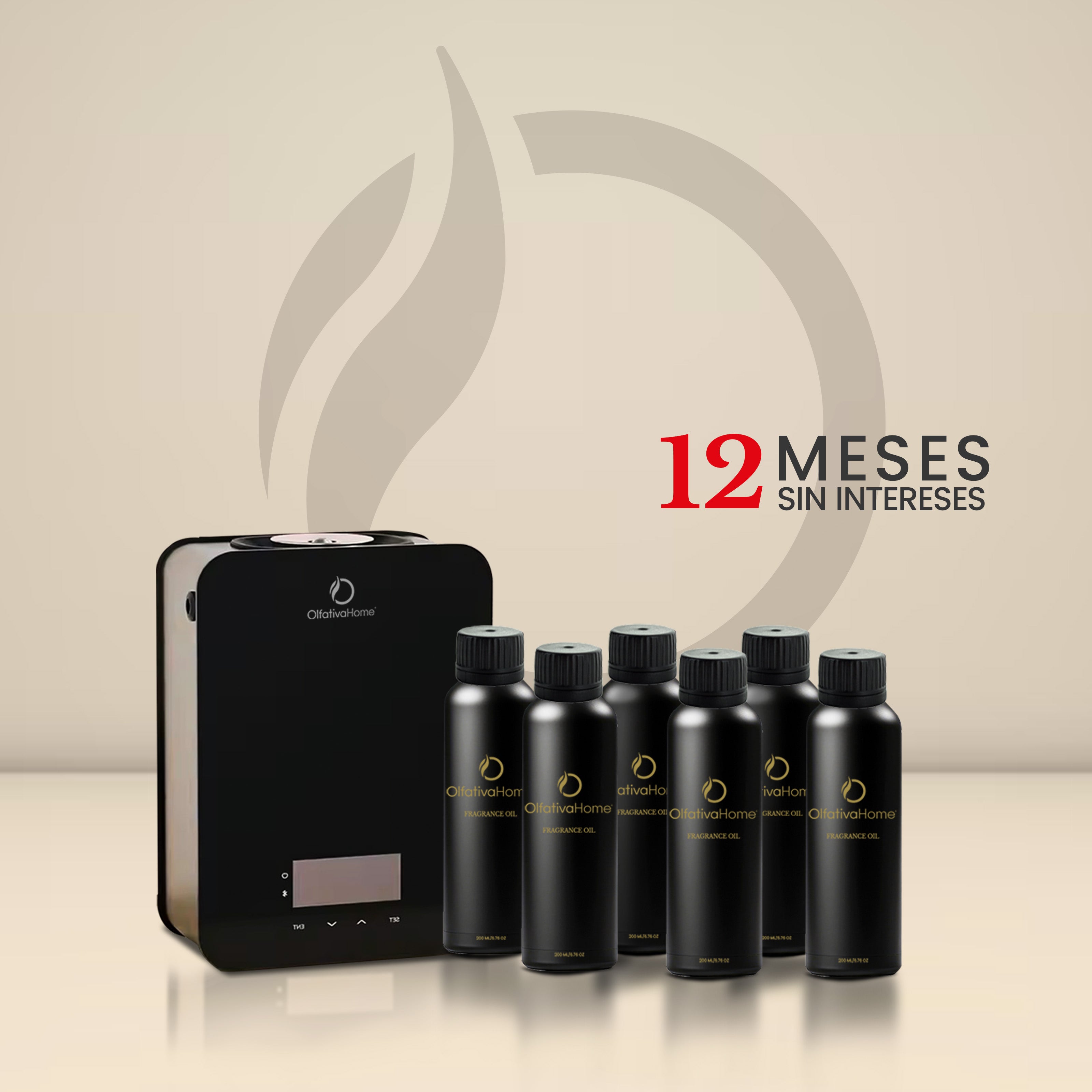 Aspen Diffuser : Premium Set with 6 scents of 200 ml + MSI