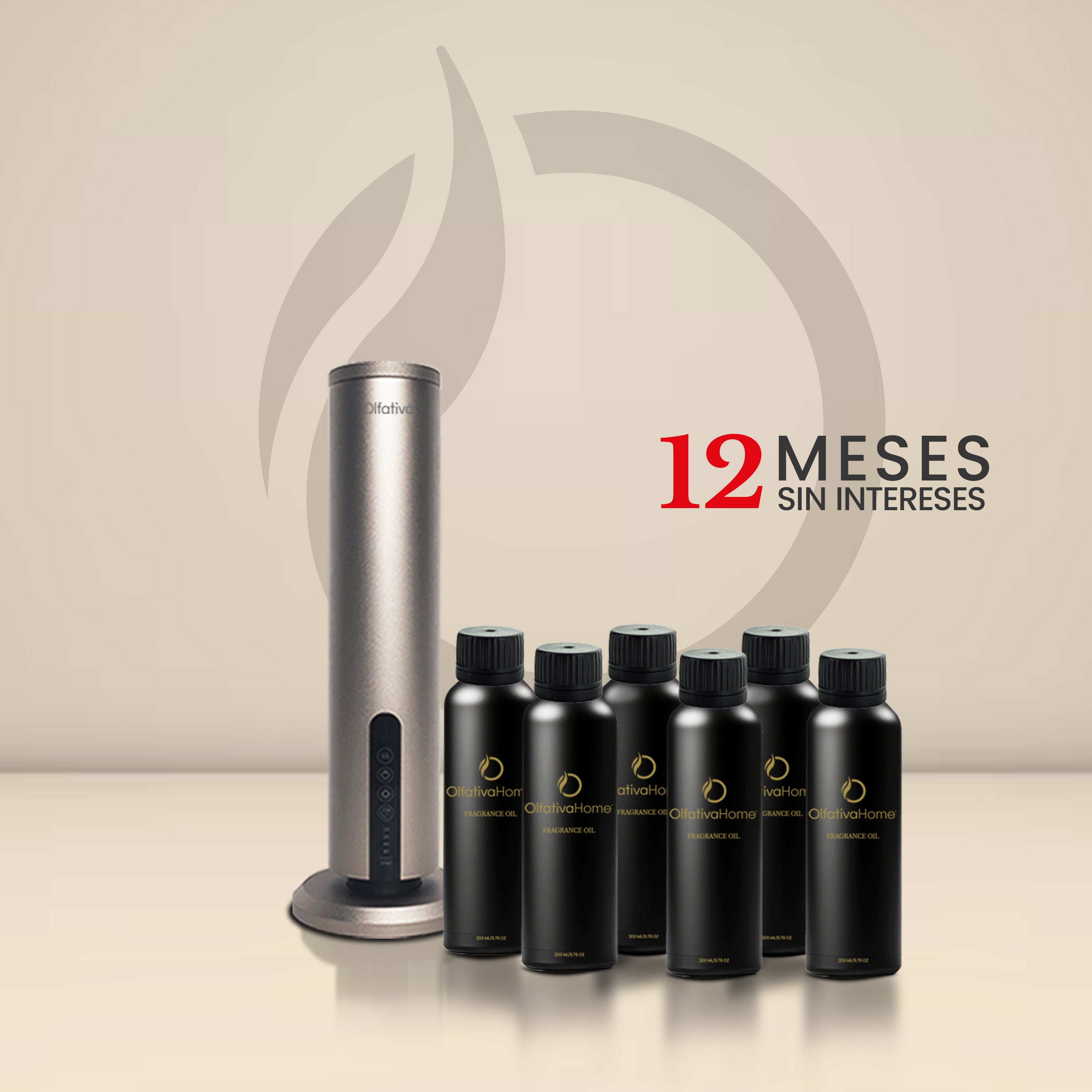 Santorini Pro Diffuser : Premium Set with 6 fragrances 200 ml + MSI