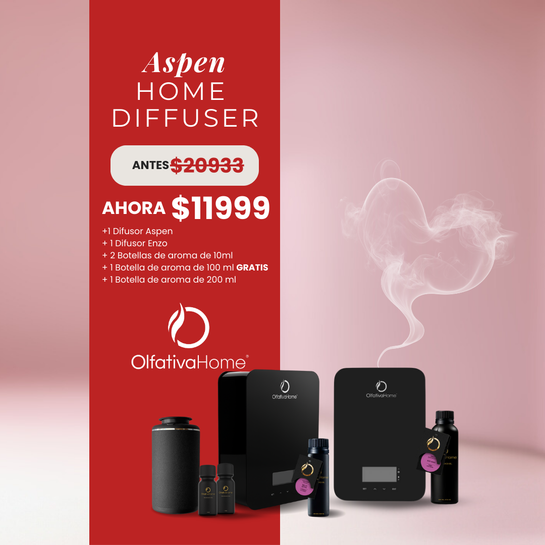 Love Yourself Set 3 – Aspen Diffuser with Subscription + 100 ml Free Fragrance + Second Aspen 35% OFF + 200 ml Fragrance Bottle + Enzo Diffuser 70% OFF + 2 10 ml Fragrances