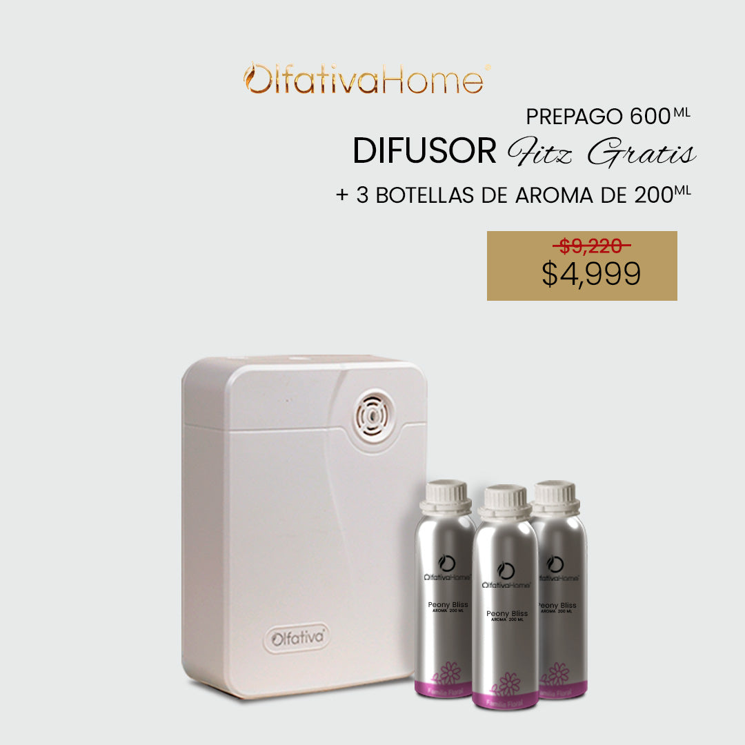Free Fitz Diffuser with prepaid 3 scents