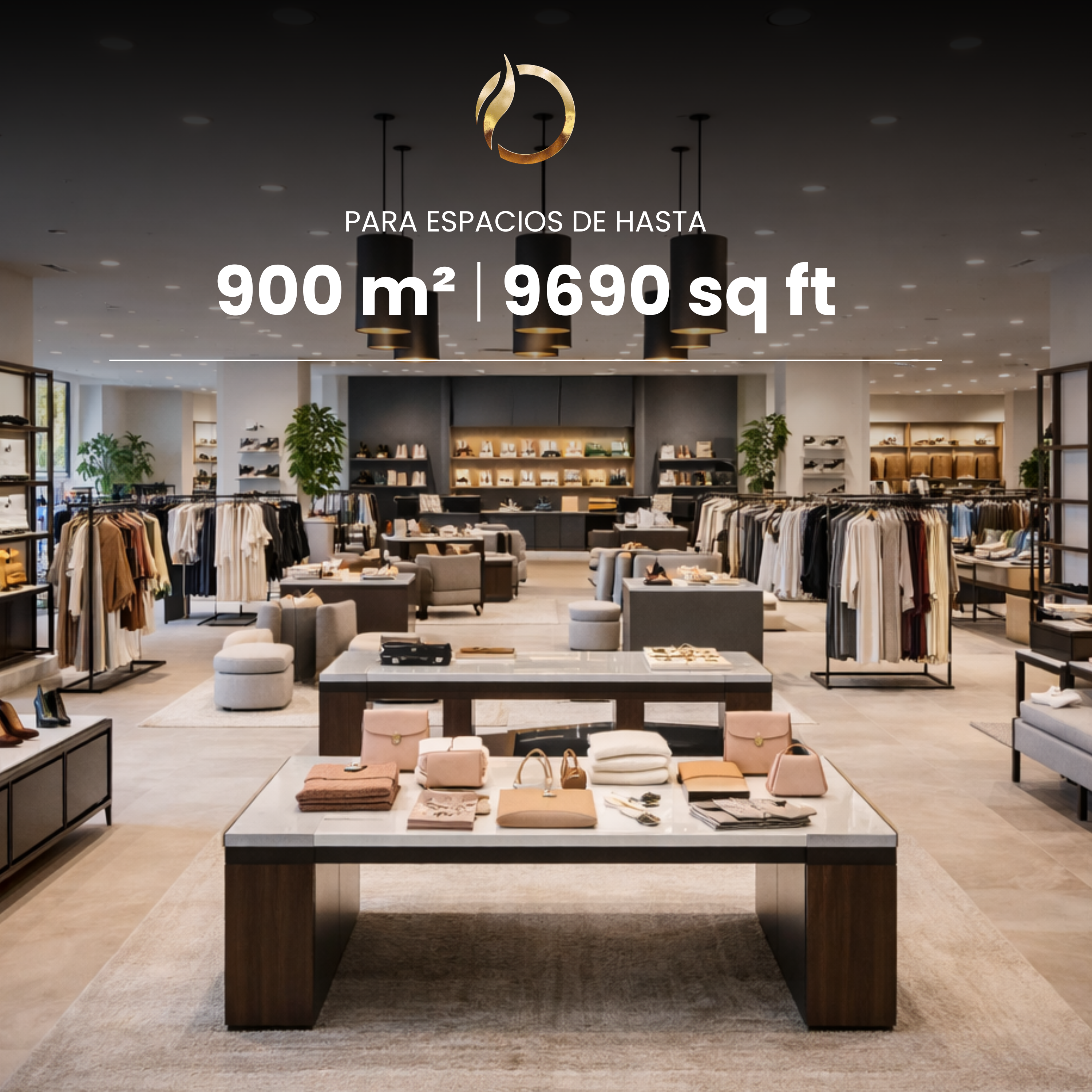 Aromatization service for spaces up to 900 m2