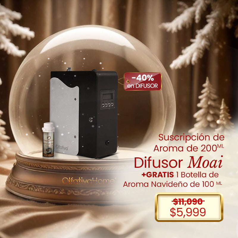 Moai Diffuser 40% + Aroma Subscription 200 ml + 100 ml FREE