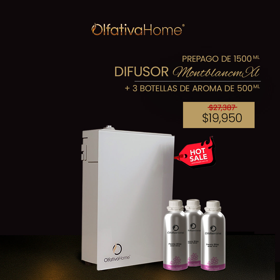 Montblanc XL diffuser + 500 ml subscription with prepayment (3 refills)
