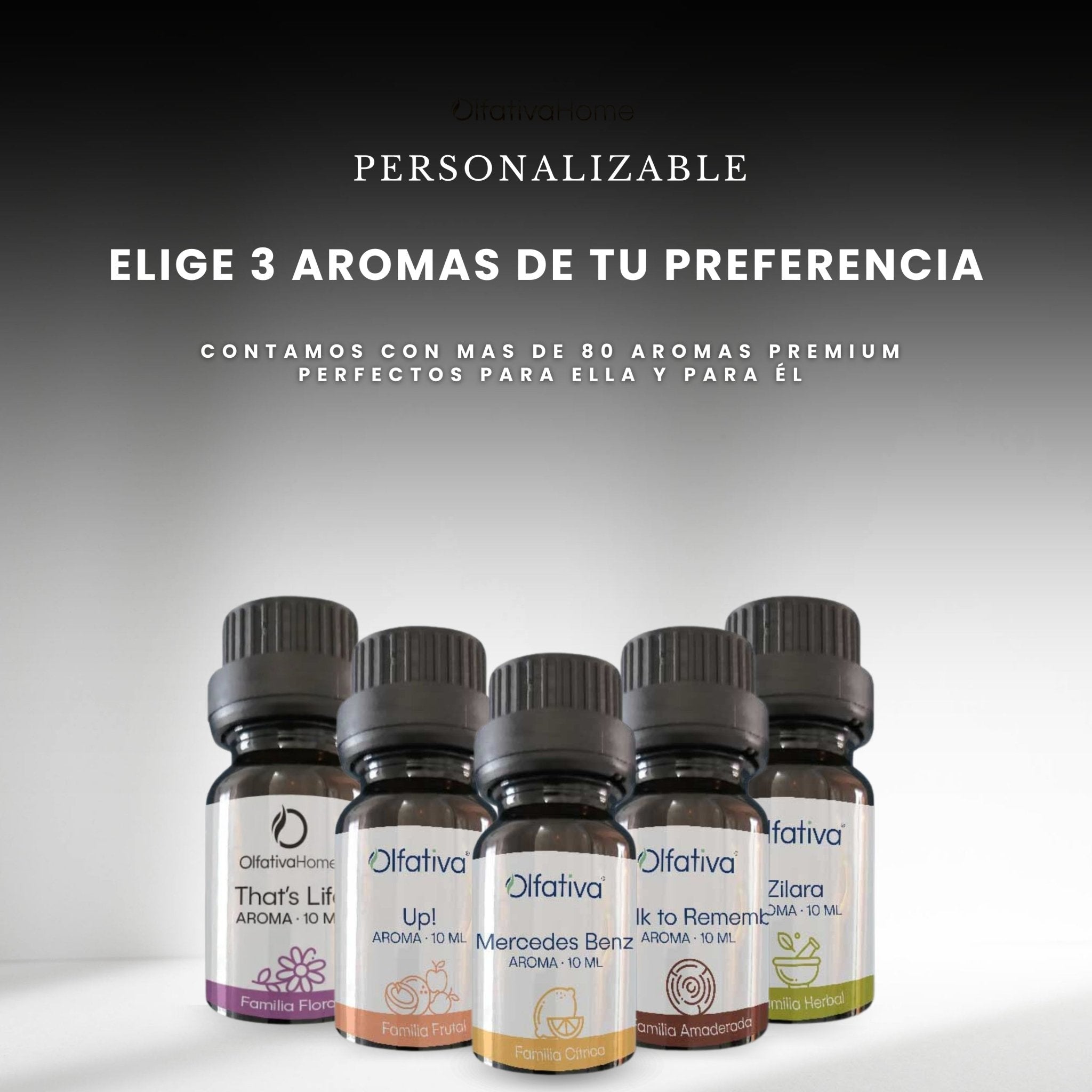 Enzo Diffuser Kit & 3 fragrances of 10 ml at 20% off - Olfativa Home